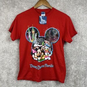 Vintage Y2k Disney Mickey & Friends T-shirt Youth 14/16 Disney Dreams Florida